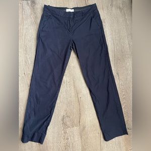Gap Navy True Straight Pant Size 4R Stretch